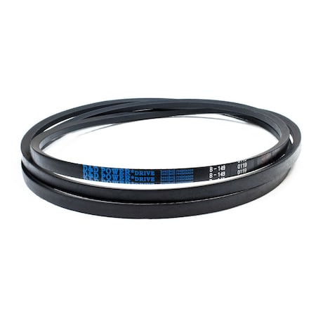 D&D B149 Classical V-Belt, 152 in Outside Length, 21/32 in Top Width, 1 Ribs B149